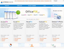 Tablet Screenshot of br.cimaware.com