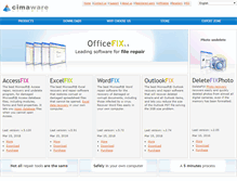 Tablet Screenshot of cimaware.com
